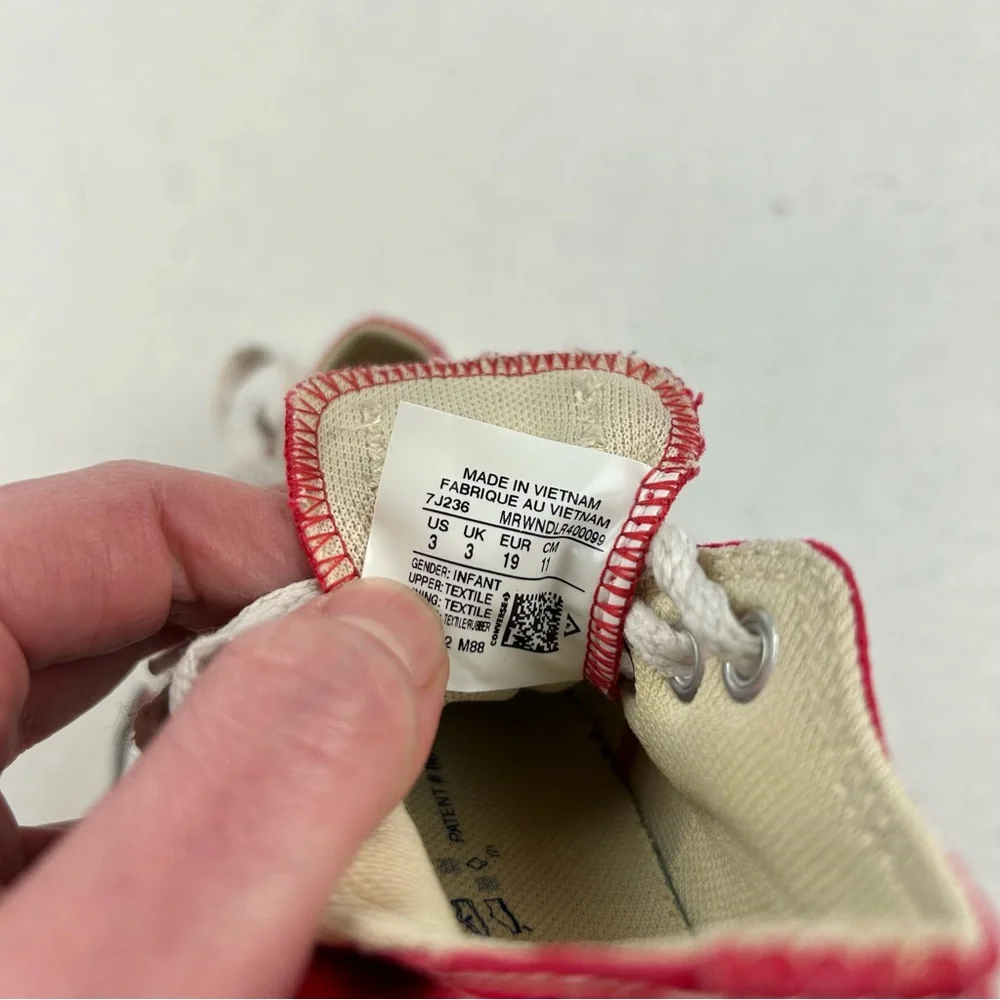 Converse Infant Red Sneakers